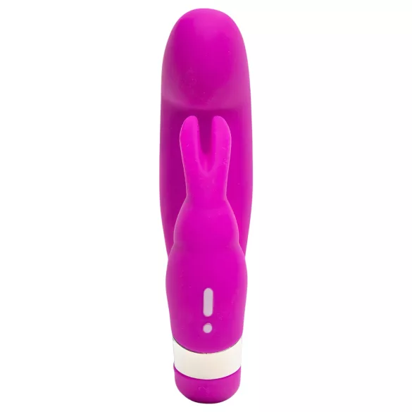 Happyrabbit Mini G - oppladbar G-punkt vibrator med klitorisstimulator (lilla)