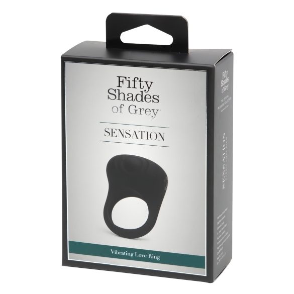 Fifty Shades Sensasjon - Vibrasjonsring (svart)