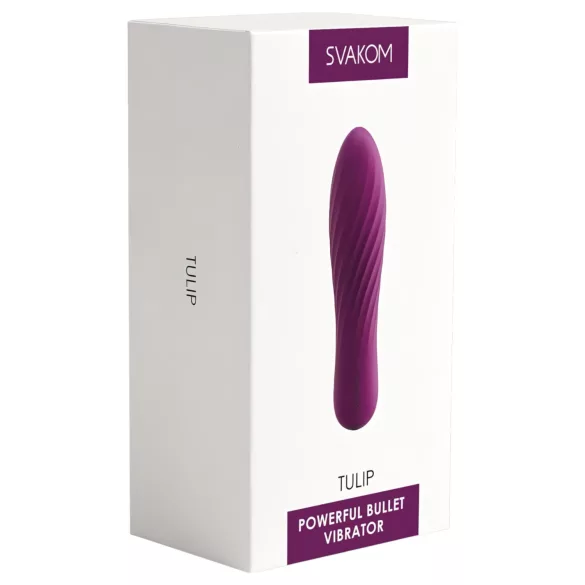 Svakom Tulip - oppladbar, mini stavvibrator (lilla)