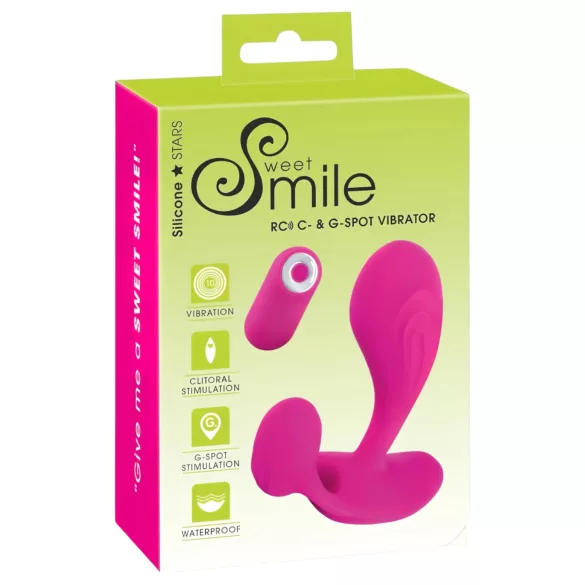 SMILE RC - oppladbar, trådløs G-punktvibrator (rosa)