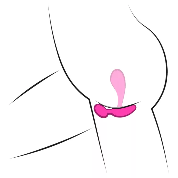 SMILE RC - oppladbar, trådløs G-punktvibrator (rosa)