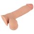 Naturtro dildo - 20cm, hudfarget