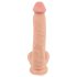 Naturtro Dildo - Hudfølelse, 25 cm (Naturlig)