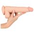 Naturtro Dildo - Hudfølelse, 25 cm (Naturlig)