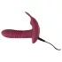Javida RC - trådløs klitorisvibrator med 3 funksjoner (rød)