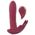 Javida RC - trådløs klitorisvibrator med 3 funksjoner (rød)