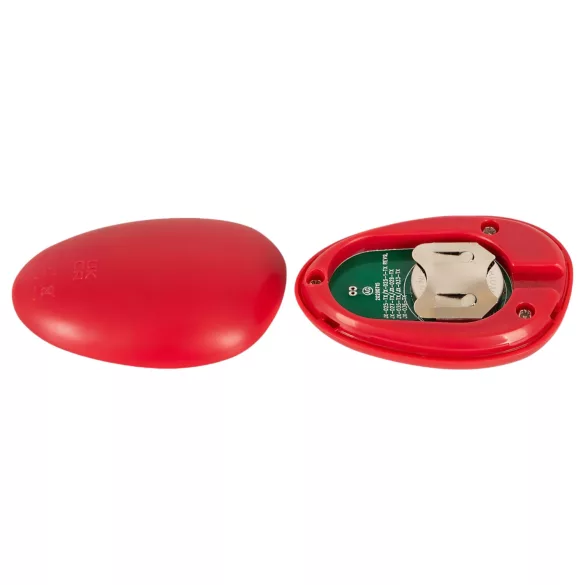 You2Toys Strapless - trådløs, festbar vibrator (rød)