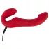 You2Toys Strapless - trådløs, festbar vibrator (rød)