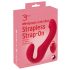 You2Toys Strapless - trådløs, festbar vibrator (rød)