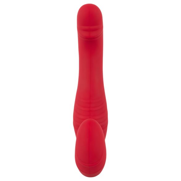 You2Toys Strapless - trådløs, festbar vibrator (rød)