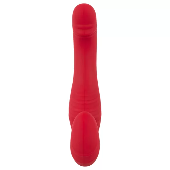 You2Toys Strapless - trådløs, festbar vibrator (rød)