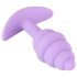 Cuties Mini Buttplug - lilla silikon (2,8 cm)