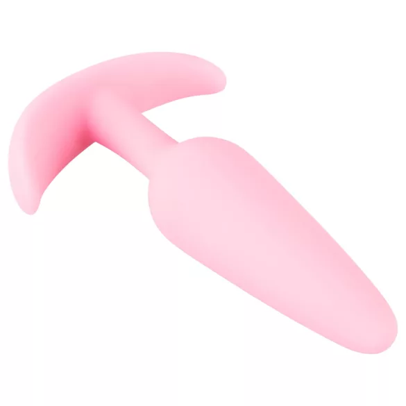 Cuties Mini Butt Plug - silikon analplugg (rosa, 2,1 cm)