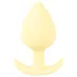 Cuties Mini-Buttplug - silikon analplugg (gul, 3,1 cm)