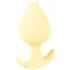 Cuties Mini-Buttplug - silikon analplugg (gul, 3,1 cm)