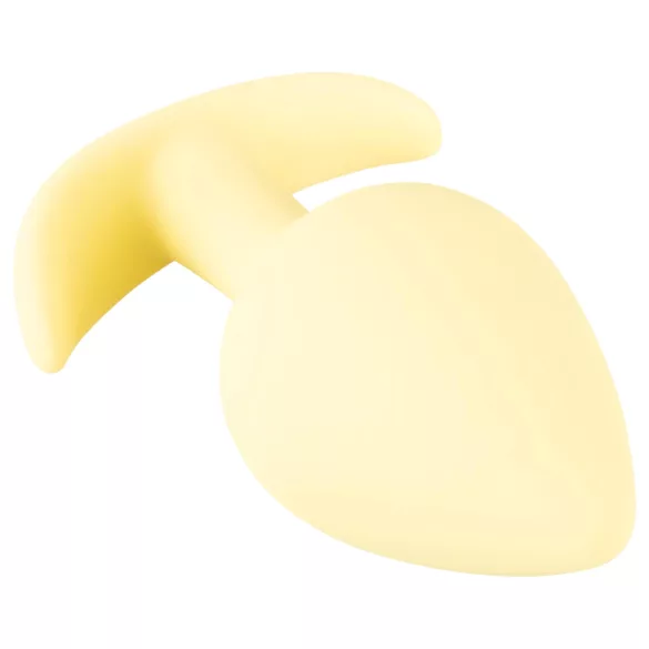 Cuties Mini-Buttplug - silikon analplugg (gul, 3,1 cm)
