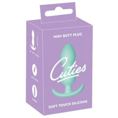 Cuties Mini Buttplug - Silikon, Mint (2,3 cm)