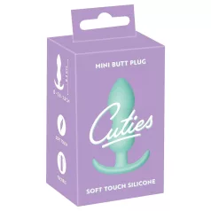 Cuties Mini Buttplug - Silikon, Mint (2,3 cm)
