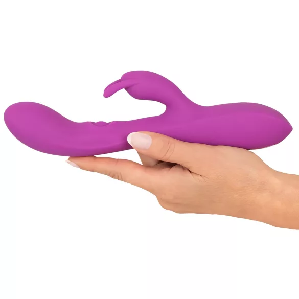 Javida Thumping Rabbit - 3-motorers klitorisvibrator med arm (lilla)