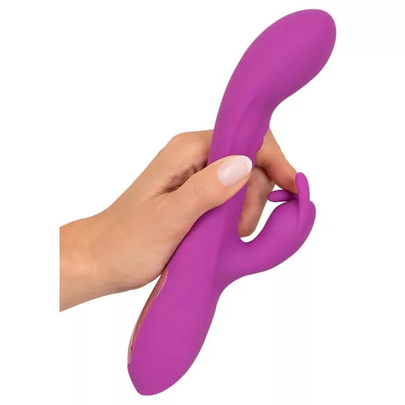 Javida Thumping Rabbit - 3-motorers klitorisvibrator med arm (lilla)