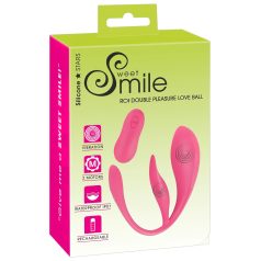 SMILE - trådløst vibrerende egg med radio (rosa)