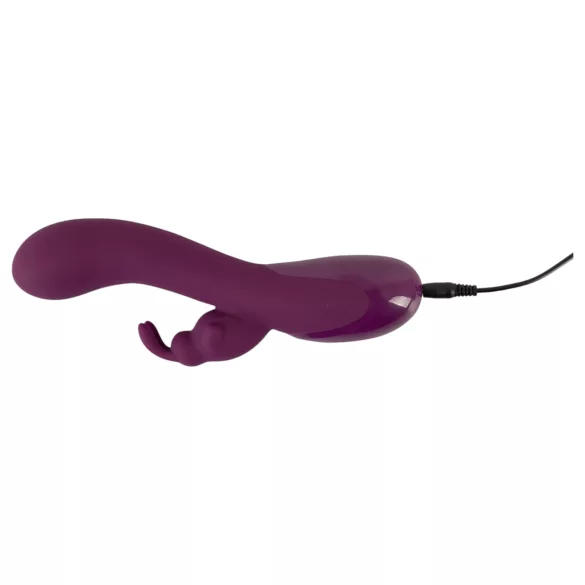 SMILE - trådløs vibrator med 3 motorer og klitorisstimulator (lilla)