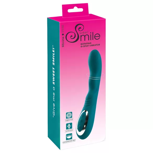 SMILE - Oppladbar, vanntett G-punkt vibrator (grønn)