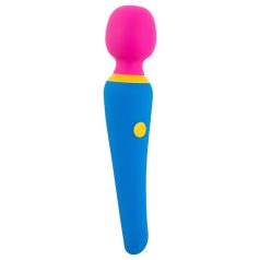   You2Toys fargerik - vanntett massasjevibrator med oppladbar batteri