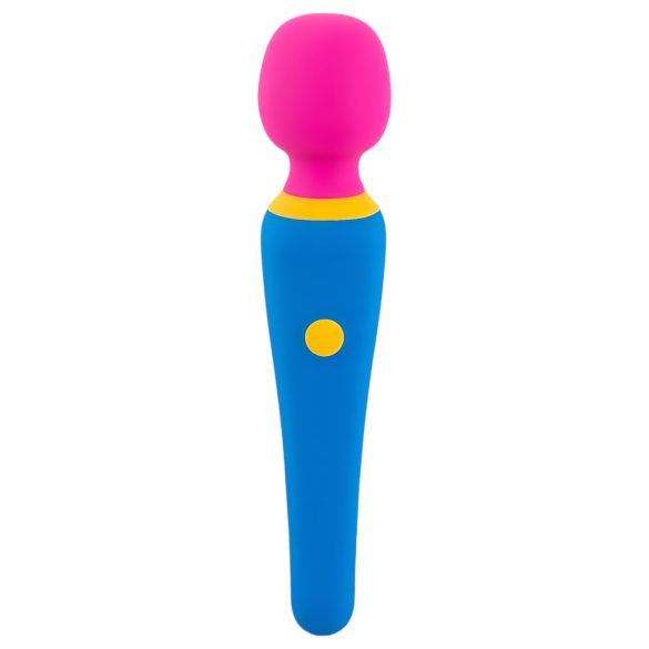 You2Toys fargerik - vanntett massasjevibrator med oppladbar batteri