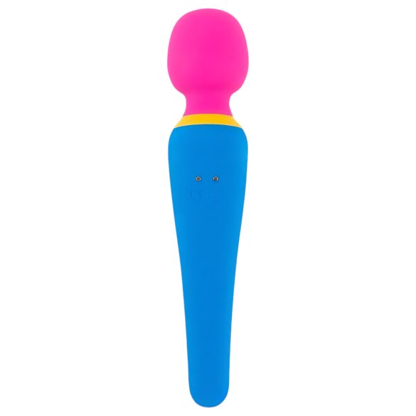 You2Toys fargerik - vanntett massasjevibrator med oppladbar batteri