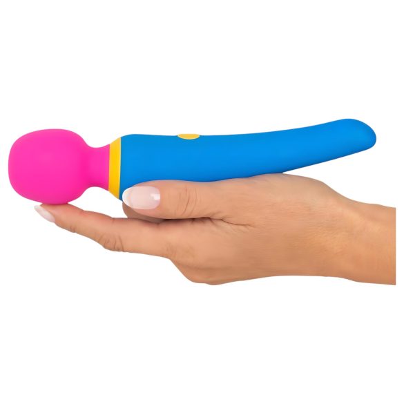 You2Toys fargerik - vanntett massasjevibrator med oppladbar batteri