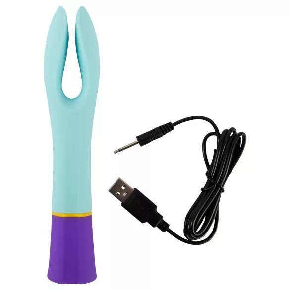 You2Toys fargerik - oppladbar, vanntett 2-motors vibrator