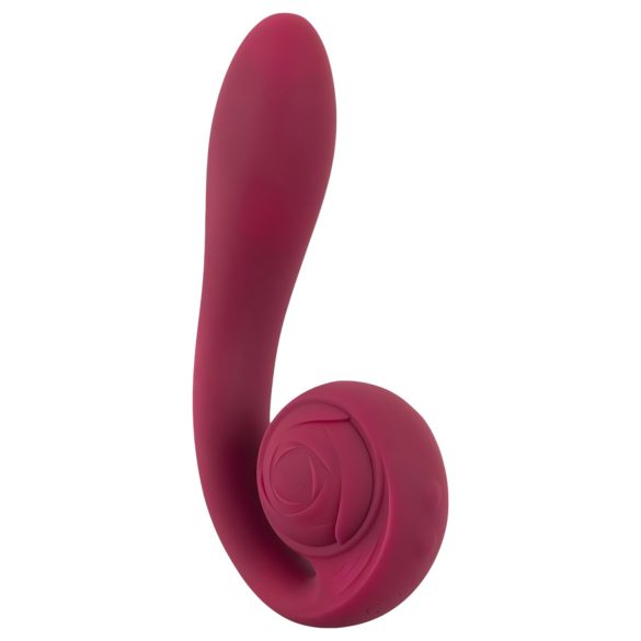 You2Toys Rosenrot - oppladbar vanntett G-punkt-vibrator (rød)