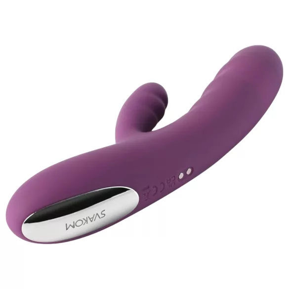 Svakom Avery - Oppladbar, lilla klitorisvibrator med støtfunksjon