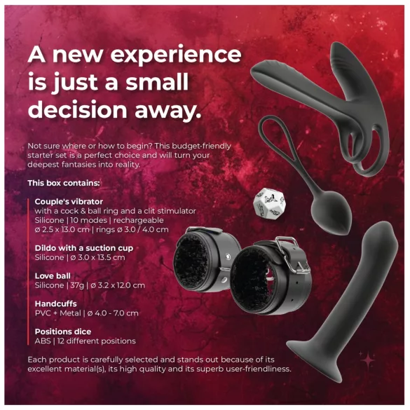 Magisk Skjelv Sammen - Sexsett for Par (5 deler)