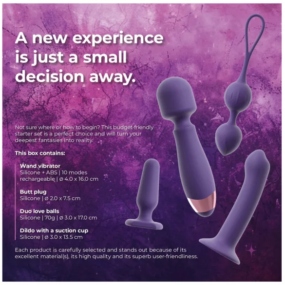 Magic Shiver Femme - Erotisk Sett for Kvinner (4-deler)