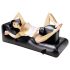 Louisiana Lounger - Sexmaskin med innebygd vibrator (svart)