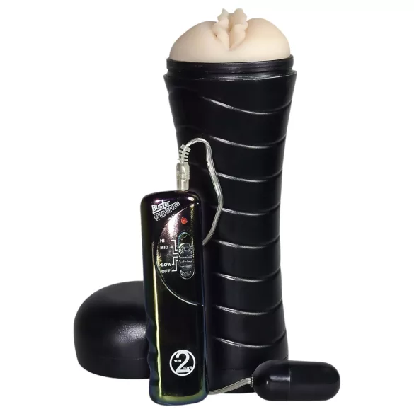 You2Toys Pussy to Go - vibrerende, diskret, myk vagina