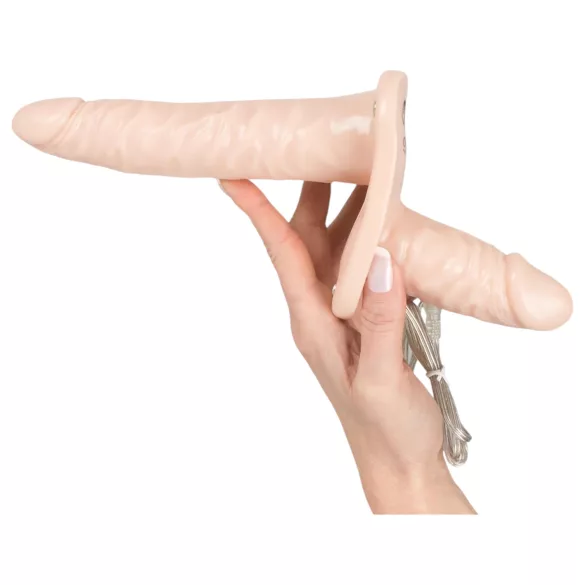 You2Toys - Festepå Duo Vibrator - Naturlig