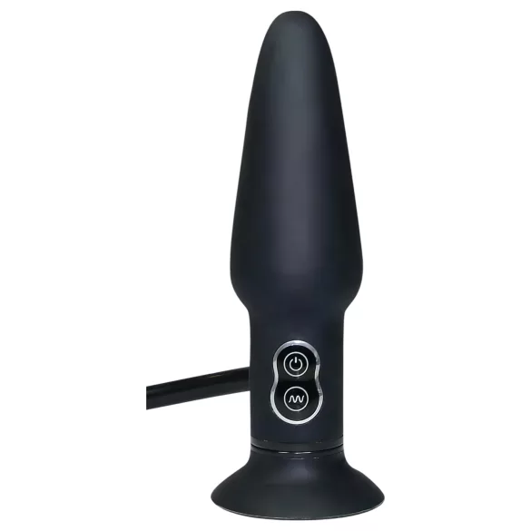 You2Toys True Black - oppblåsbar analvibrator (svart)
