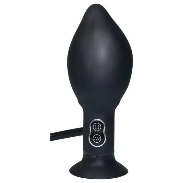 You2Toys True Black - oppblåsbar analvibrator (svart)