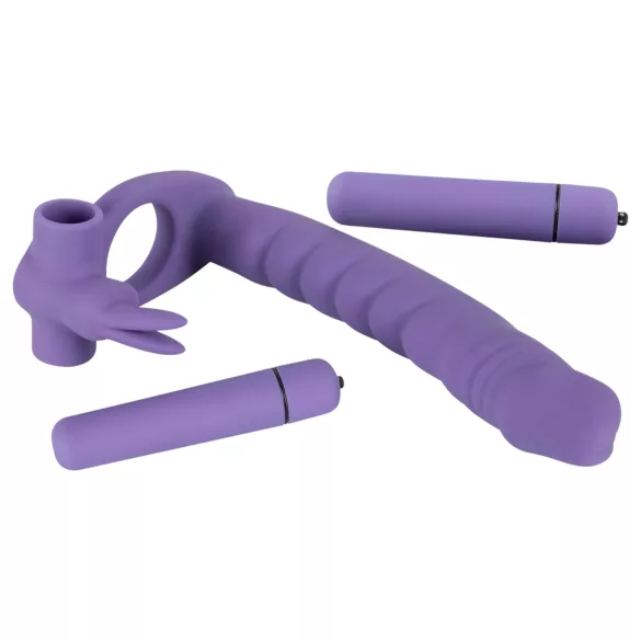 You2Toys - Los Analos - 3-i-1 vibrator (lilla)