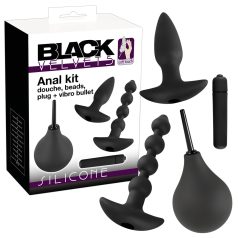 Black Velvet anale vibrator sett (4 deler)