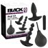 Black Velvet anale vibrator sett (4 deler)