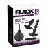 Black Velvet anale vibrator sett (4 deler)