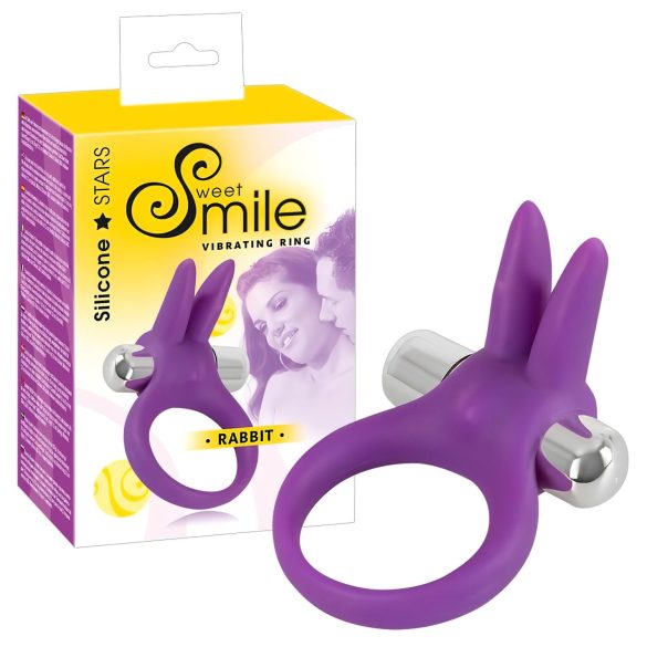 SMILE Rabbit - vibrerende penisring (lilla)