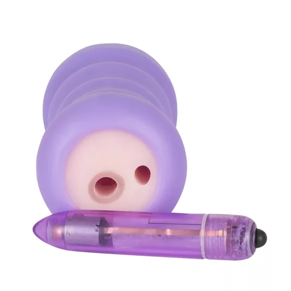 You2Toys - Gina - vibrerende nytelse (natur-lilla)