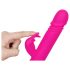 Vibe Couture Rabbit Skater - Kanin-vibrator med støt (rosa)