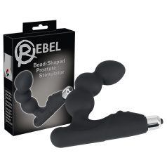 Rebel - kuleformet prostata-vibrator (svart)