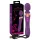 Javida Double - massasjevibrator (lilla)